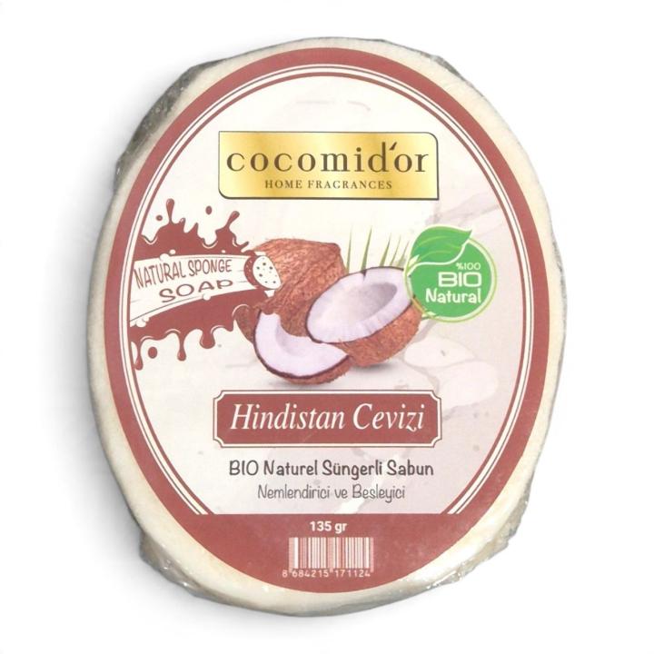 Мило - губка натуральне Cocomidor (Coconut, 135 грм)