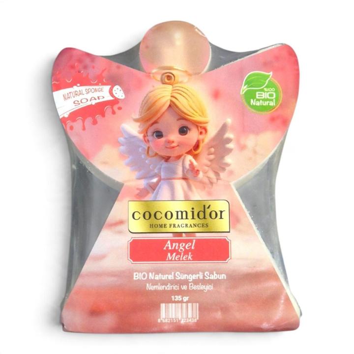 Дитяча натуральна мило-губка Cocomid'or (Angel (Melek) BIO, 135 грм)